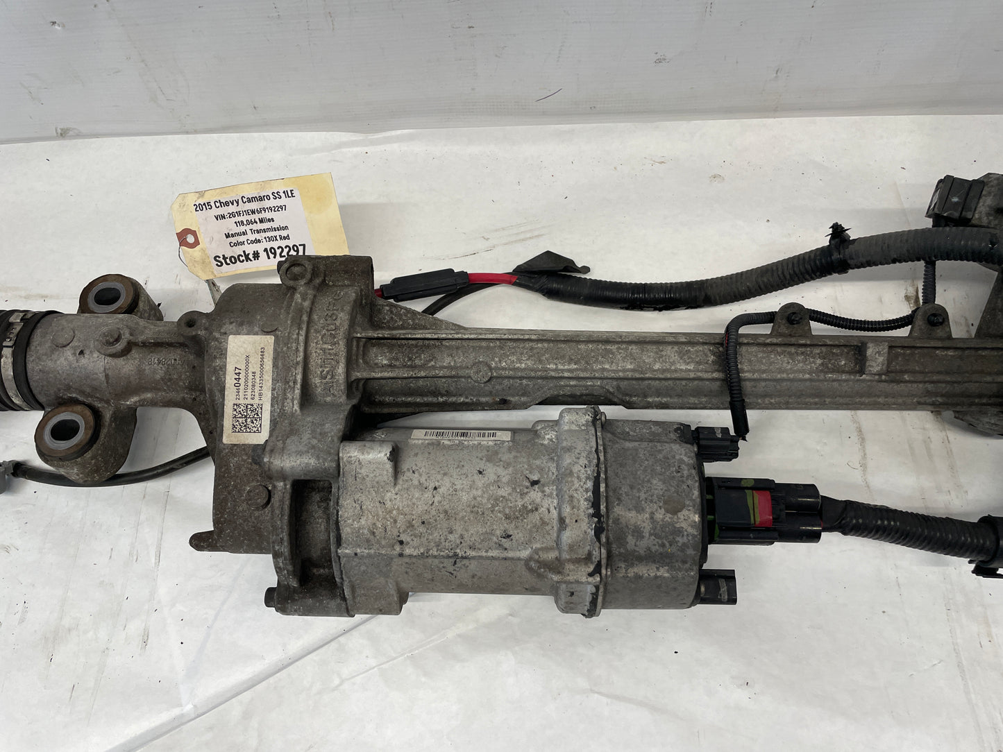 2015 Chevy Camaro SS 1LE Electric Power Steering Rack and Pinion OEM - Day's Parts Yard