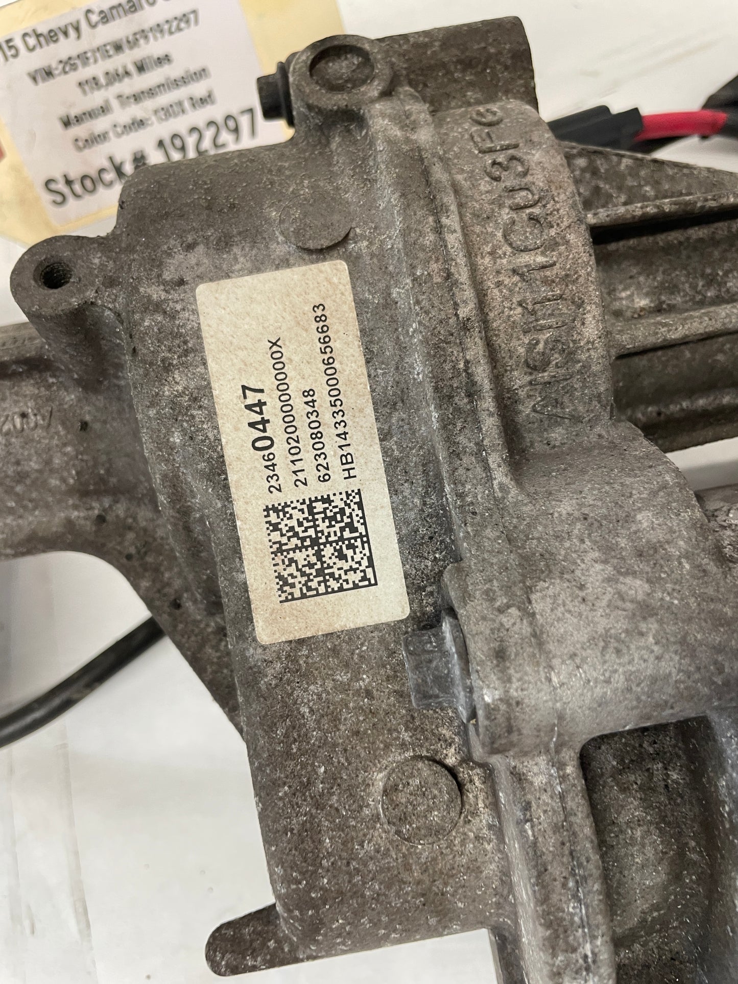 2015 Chevy Camaro SS 1LE Electric Power Steering Rack and Pinion OEM - Day's Parts Yard