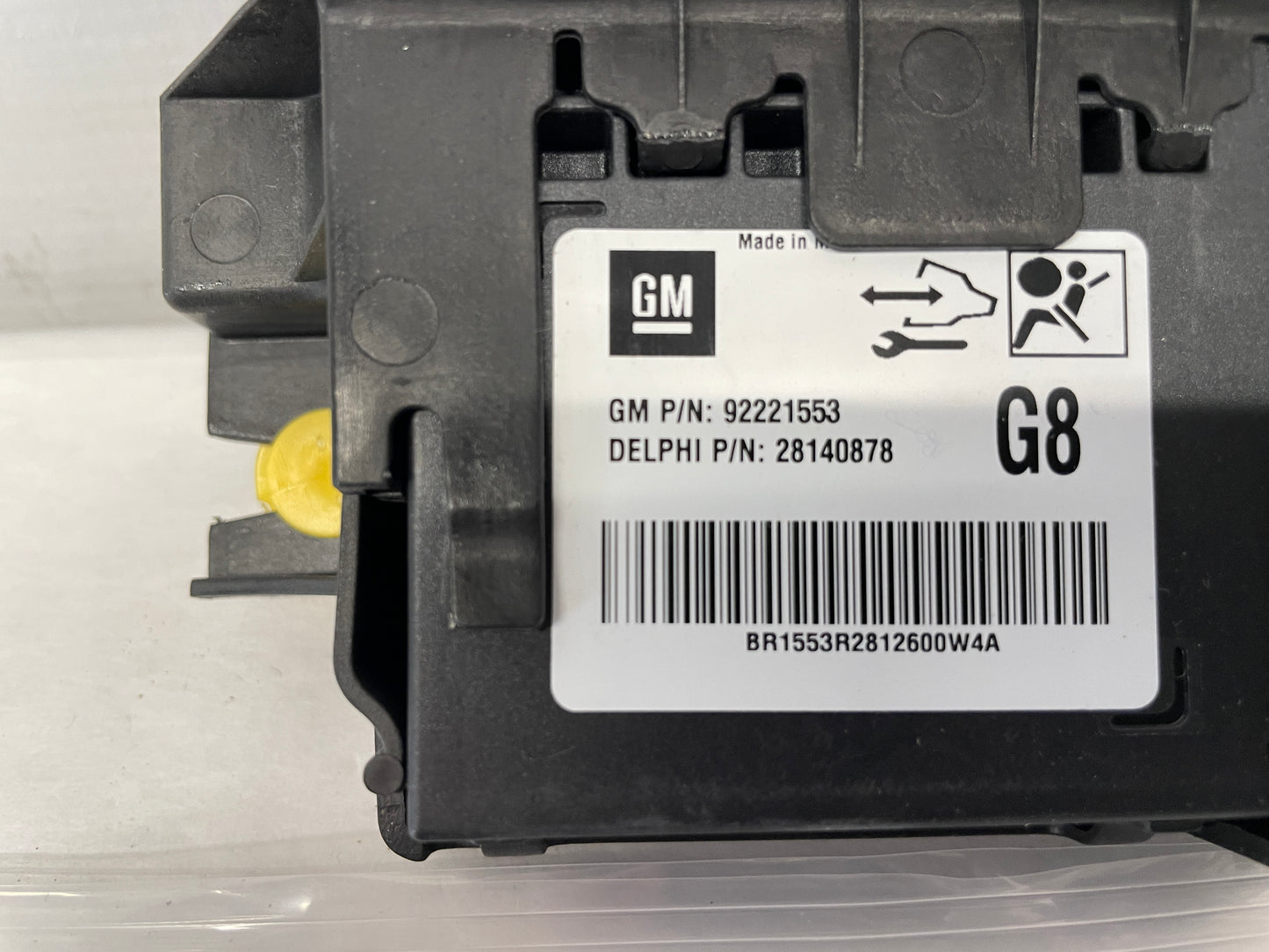 2009 Pontiac G8 GT RH Passenger Front Seat Occupancy Sensor Module OEM