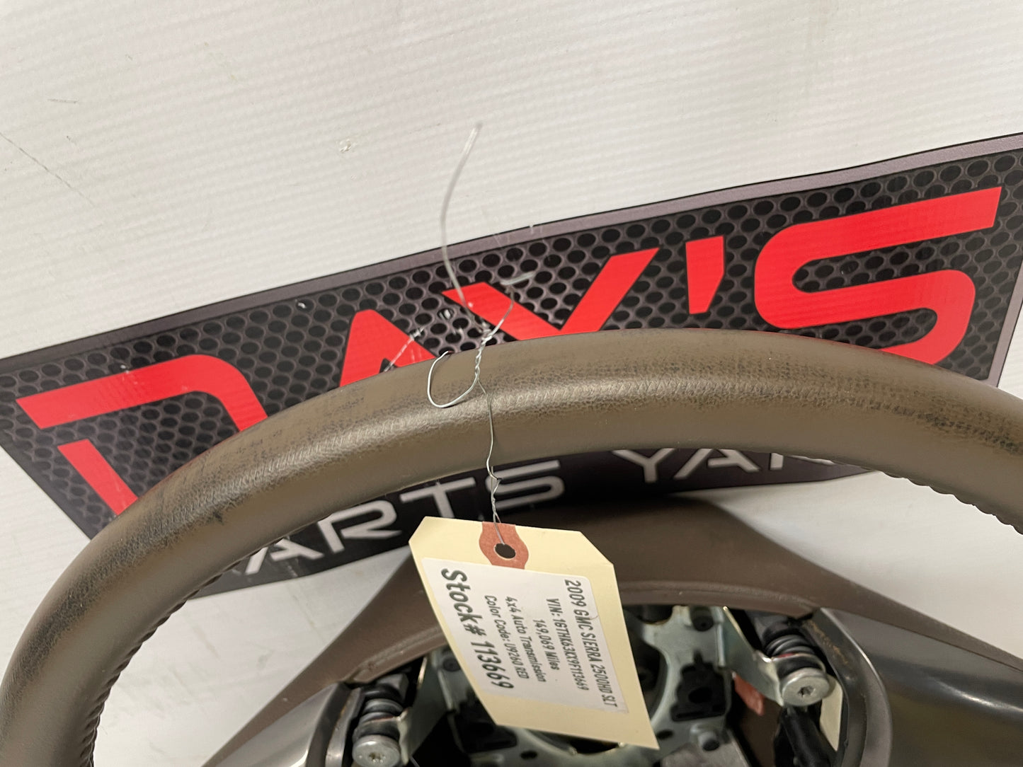 2009 GMC Sierra 2500HD SLT Steering Wheel OEM - Day's Parts Yard
