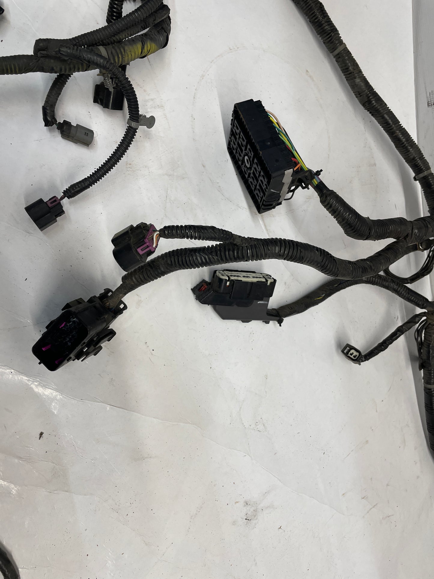 2012 Chevy Camaro SS HID Head Light Headlight Core Support Wire Wiring Harness HID OEM - Day's Parts Yard