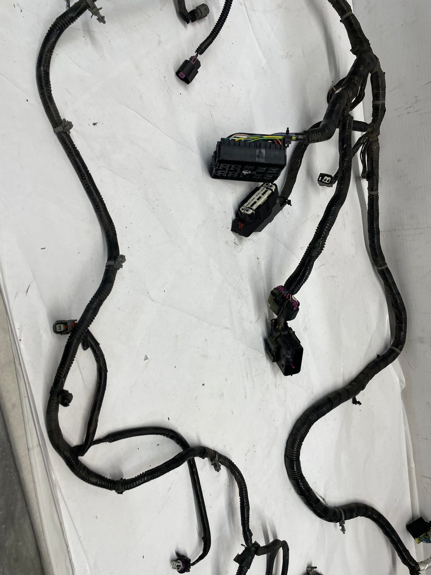 2012 Chevy Camaro SS HID Head Light Headlight Core Support Wire Wiring Harness HID OEM - Day's Parts Yard