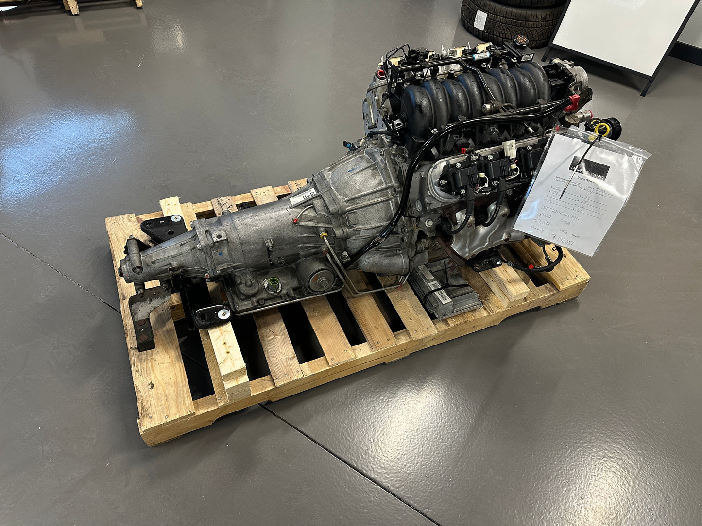5.7 LS1 Engine 4L60 Automatic Transmission Drivetrain Pullout 128k