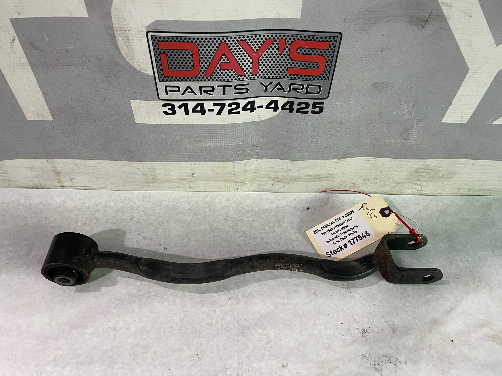 2014 Cadillac CTS-V Coupe Rear RH Passenger Lower Control Trailing Arm OEM - Day's Parts Yard