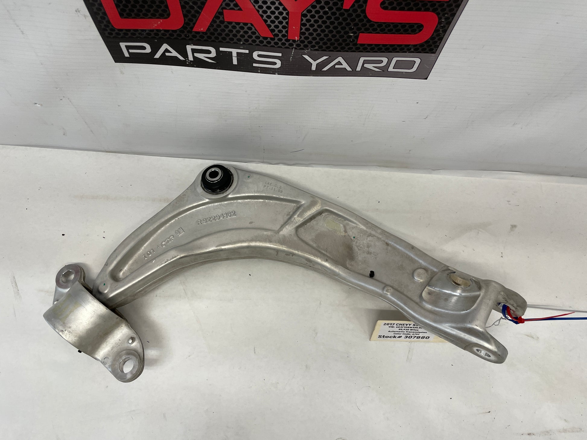 2017 Chevy SS Sedan RH Passenger Rear Upper Control Arm OEM - Day's Parts Yard