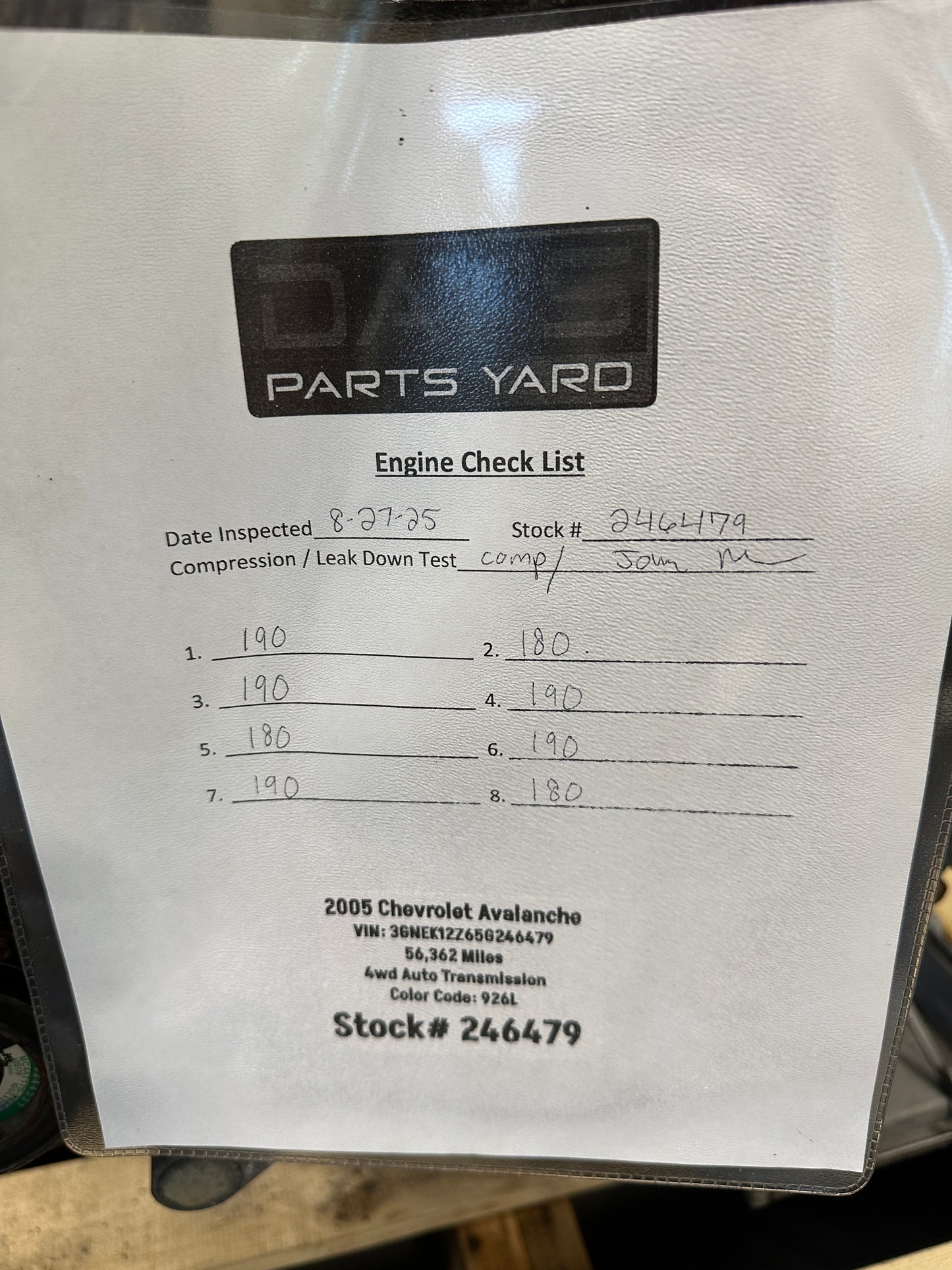5.3L LM7 Complete Engine Motor Pullout OEM 56k