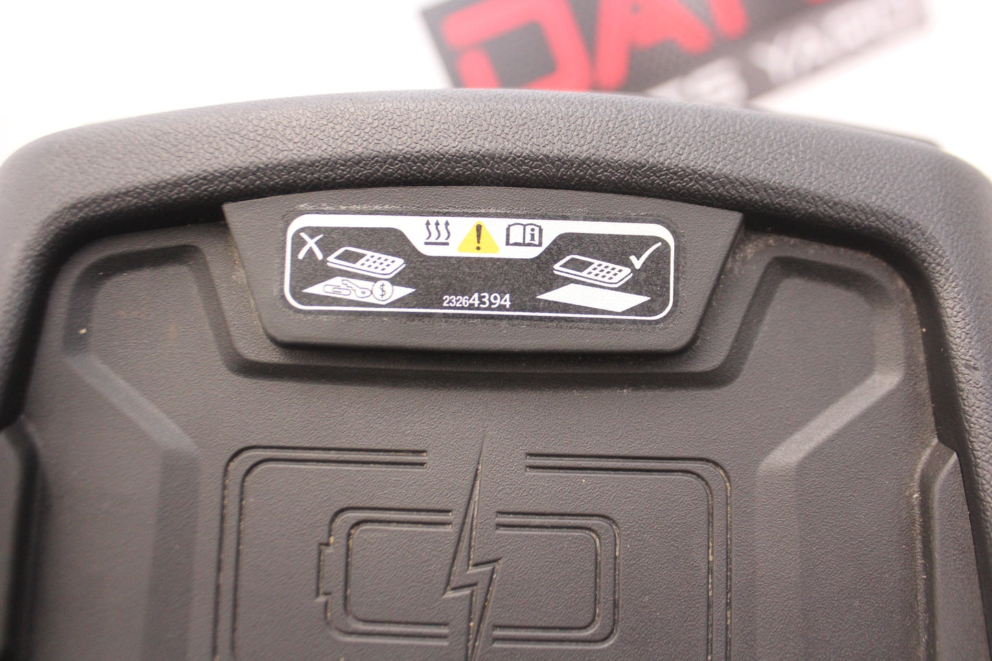 2017 Chevy Camaro SS Center Console Rear Trim Wireless Charging Pad OEM - Day's Parts Yard