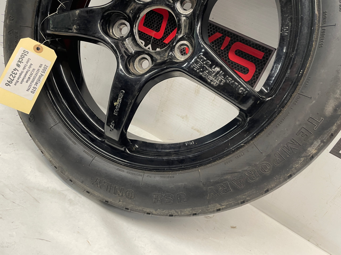 2005 Pontiac GTO Compact Spare Wheel & Tire OEM - Day's Parts Yard