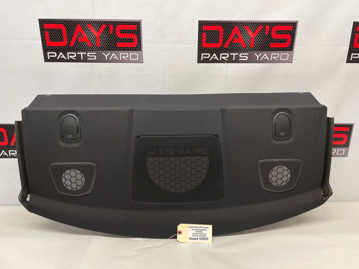 2011 Cadillac CTS-V Coupe Trunk Lid Liner Carpet Felt OEM - Day's Parts Yard