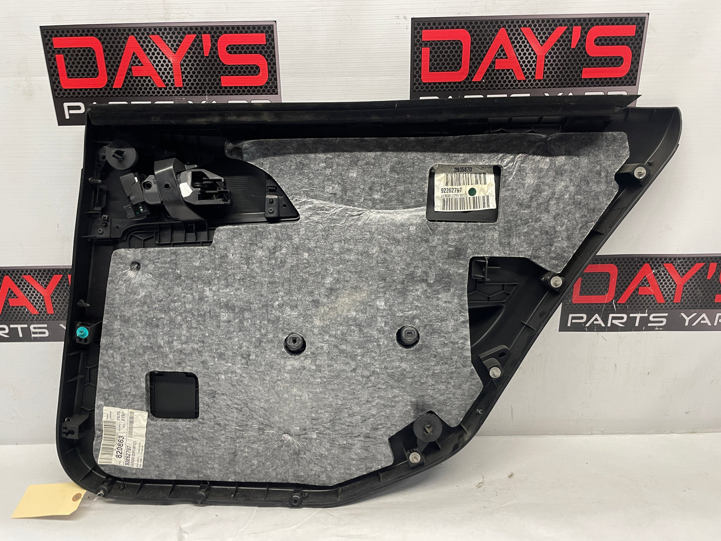 2013 Chevy Caprice LH Driver Rear Door Panel OEM - Day's Parts Yard