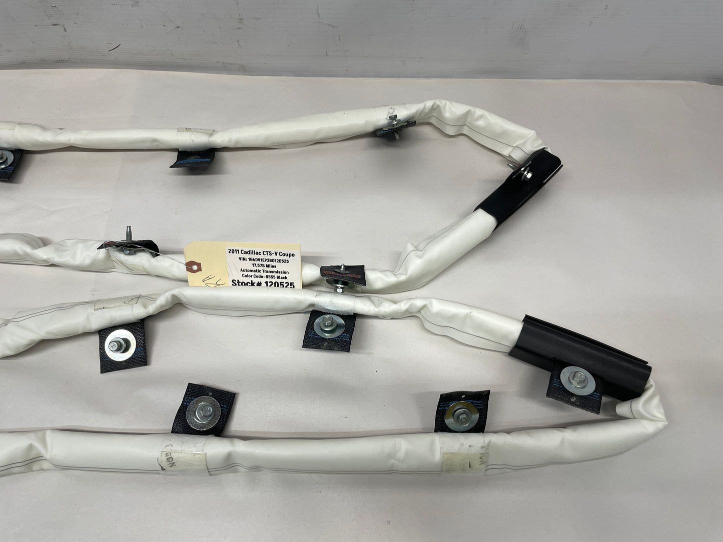 2011 Cadillac CTS-V Coupe RH & LH Curtain Air Bags Air Bags OEM - Day's Parts Yard