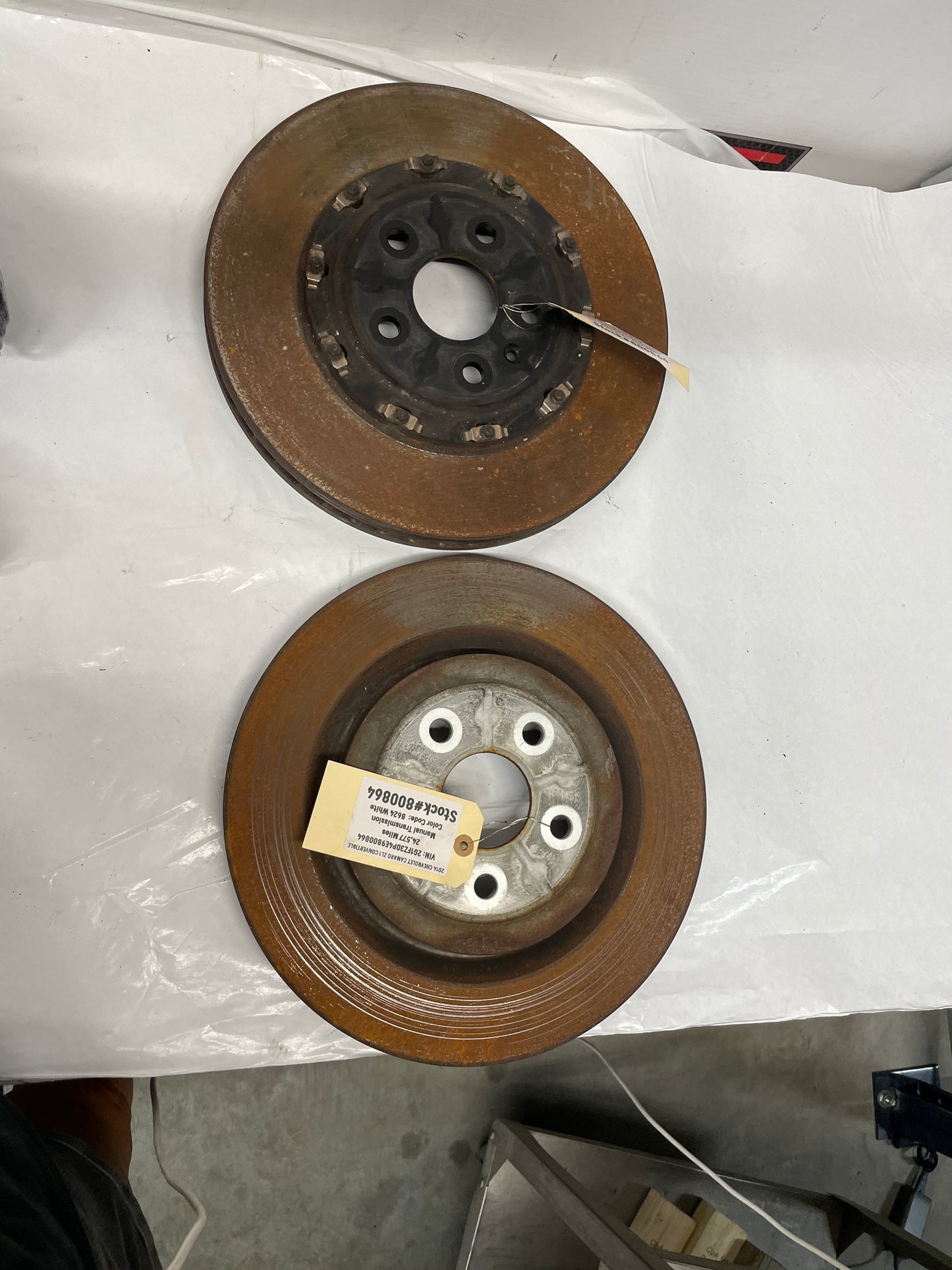 2014 Chevy Camaro ZL1 Front and Rear Brembo Brake Calipers and Rotors OEM - Day's Parts Yard