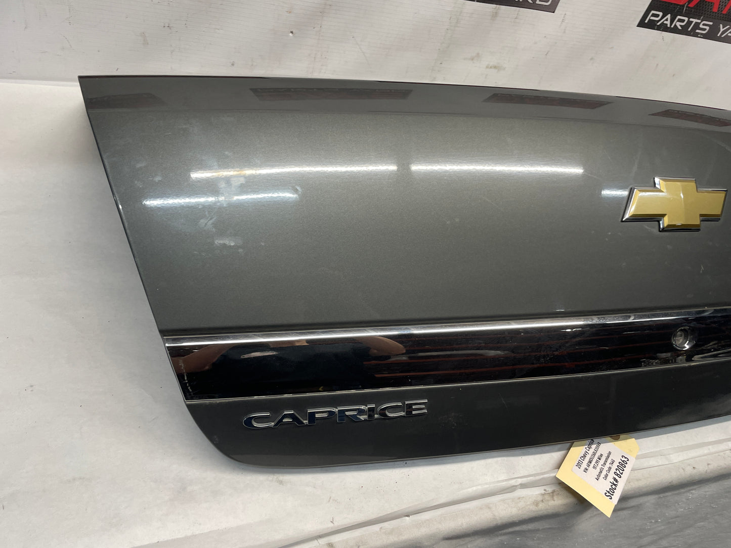2013 Chevy Caprice Trunk Deck Lid OEM - Day's Parts Yard