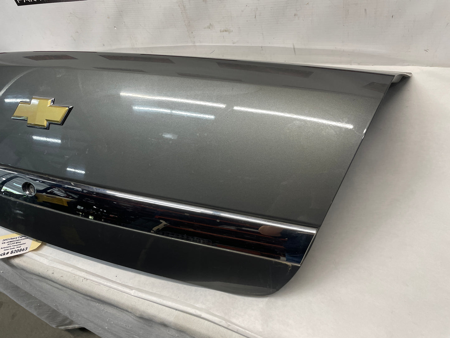 2013 Chevy Caprice Trunk Deck Lid OEM - Day's Parts Yard