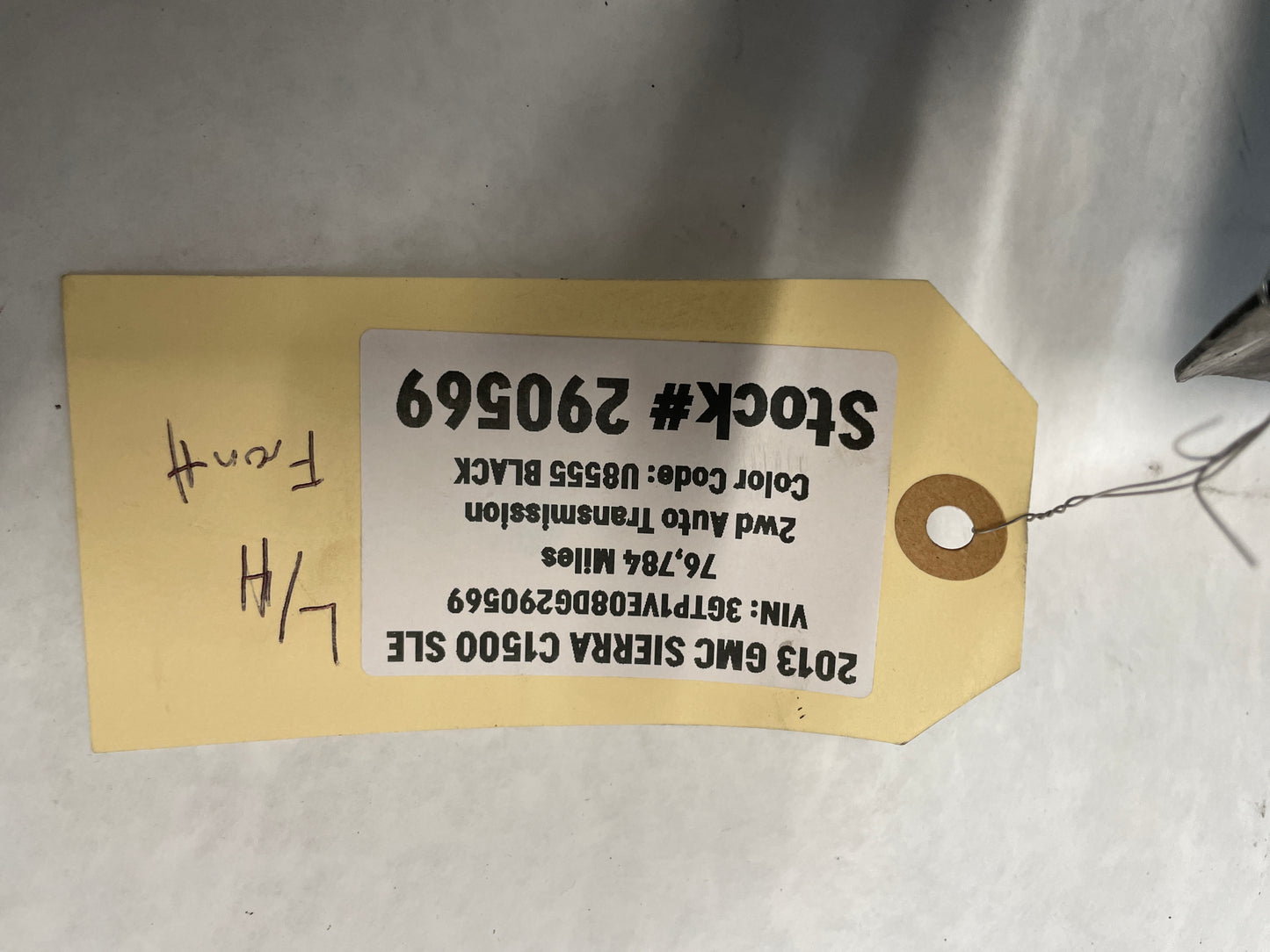 2013 GMC Sierra C1500 SLE LH Driver Front Fender Wheel Liner OEM - Day's Parts Yard