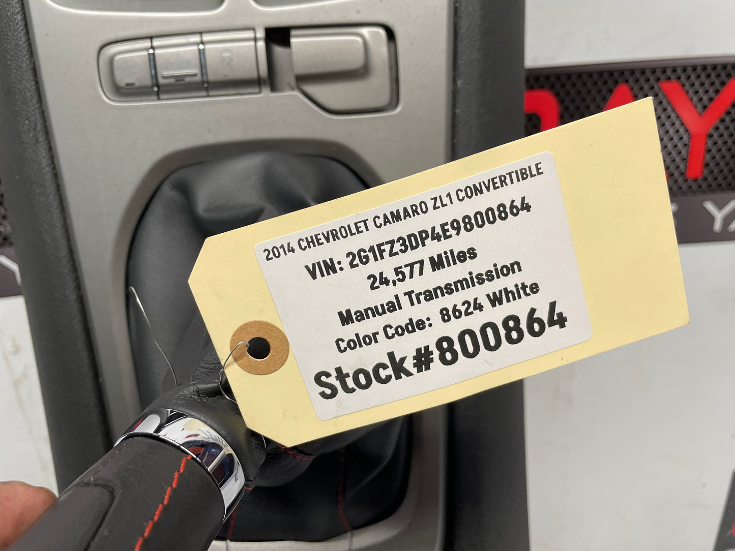 2014 Chevy Camaro ZL1 Complete Manual Trans Center Console w/ Auxiliary Gauges OEM - Day's Parts Yard