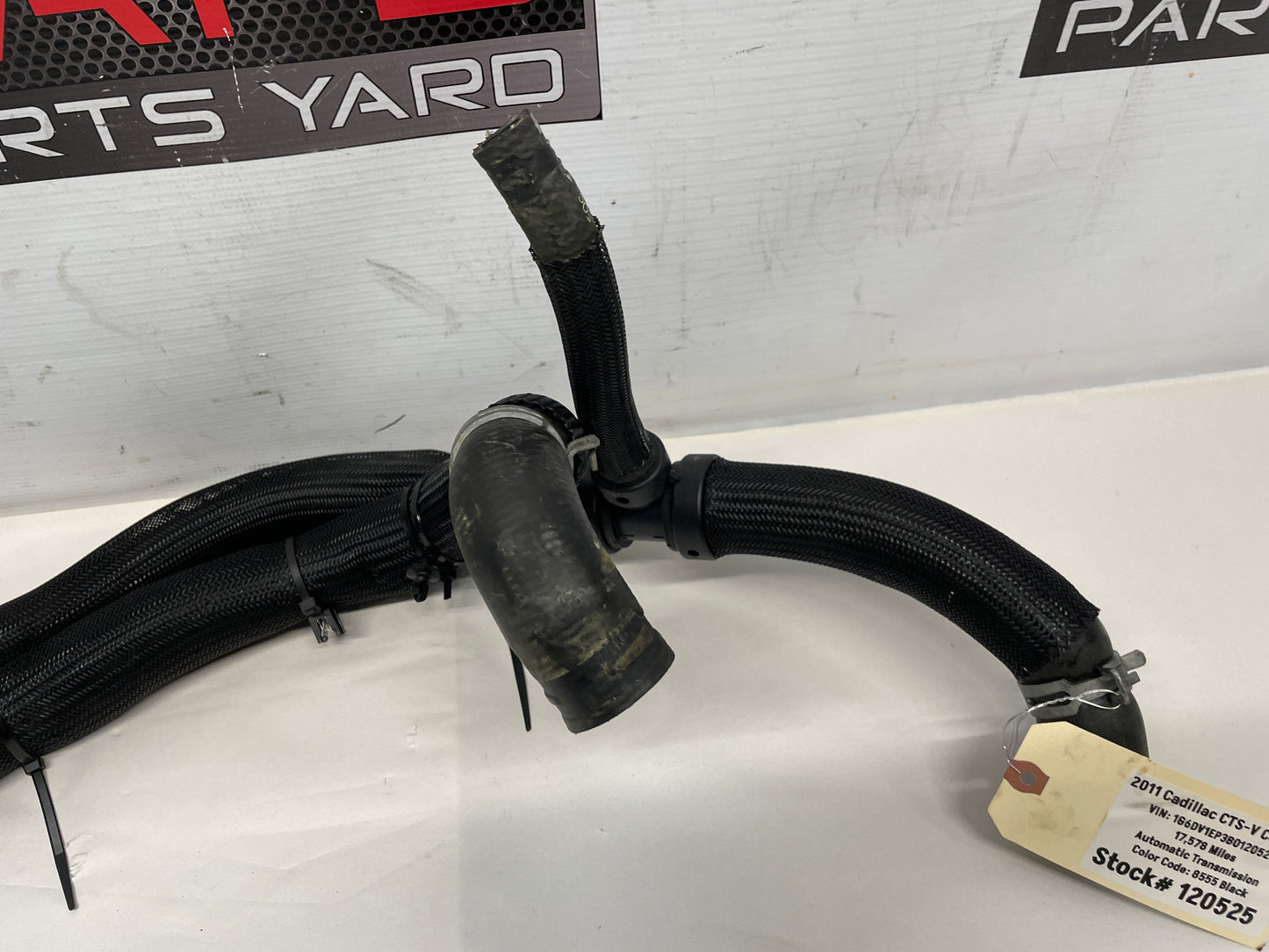 2011 Cadillac CTS-V Coupe Upper and Lower Radiator Hoses Lines Tubes OEM - Day's Parts Yard