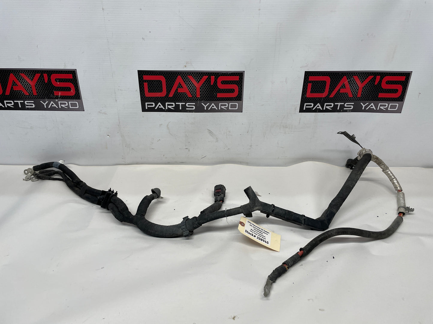 2016 Chevy SS Sedan Alternator Starter Battery Positive Cable Wiring Harness OEM - Day's Parts Yard