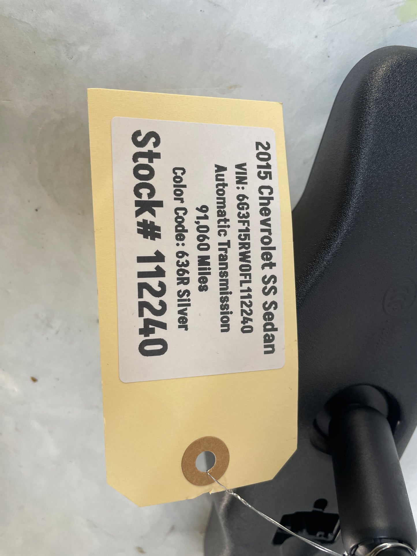 2015 Chevy SS Sedan Rear View Rearview Mirror Auto Dimming & OnStar OEM