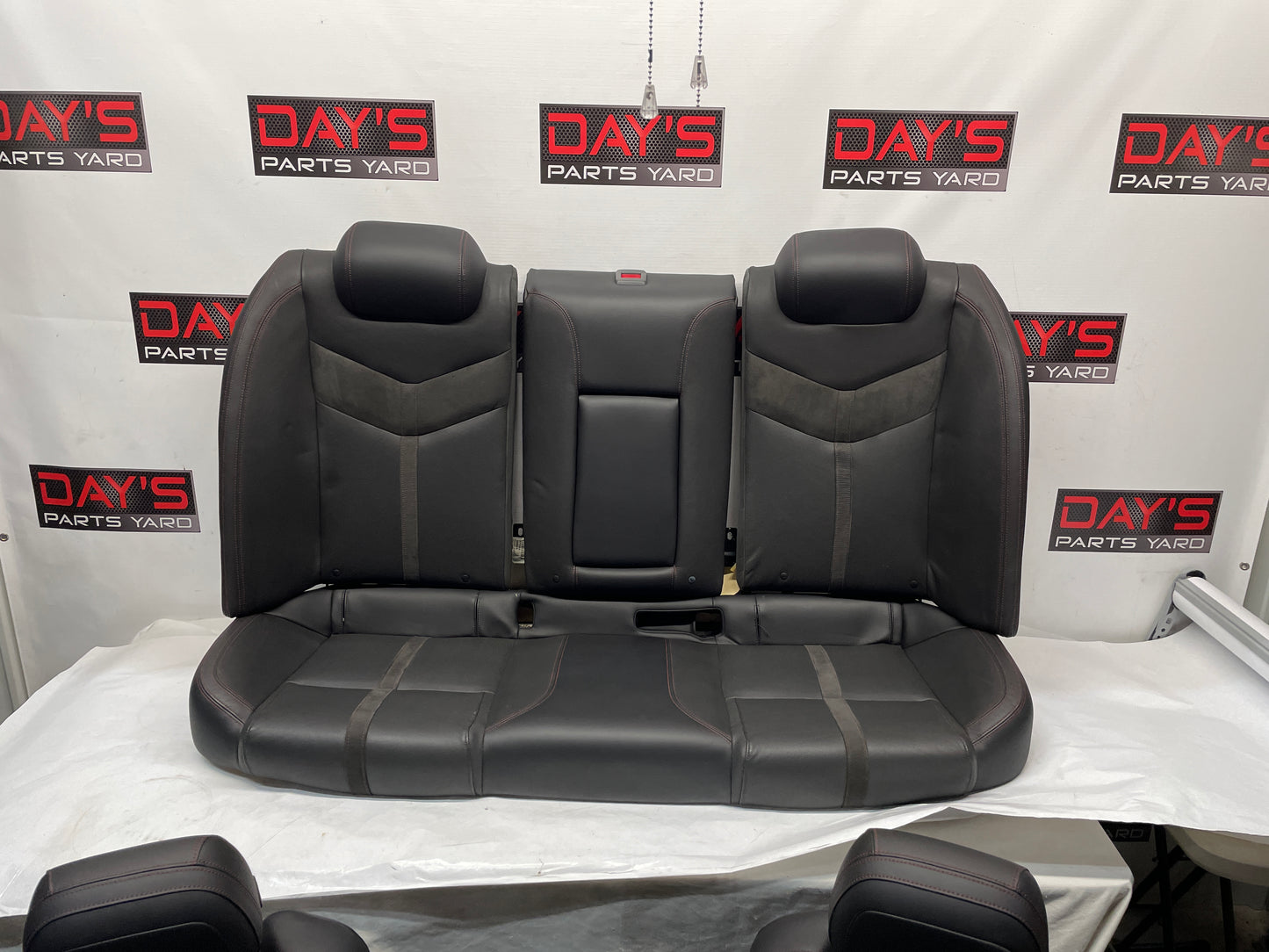 2016 Chevy SS Sedan Seats Fronts and Rears Black Leather Alcantara Suede OEM - Day's Parts Yard