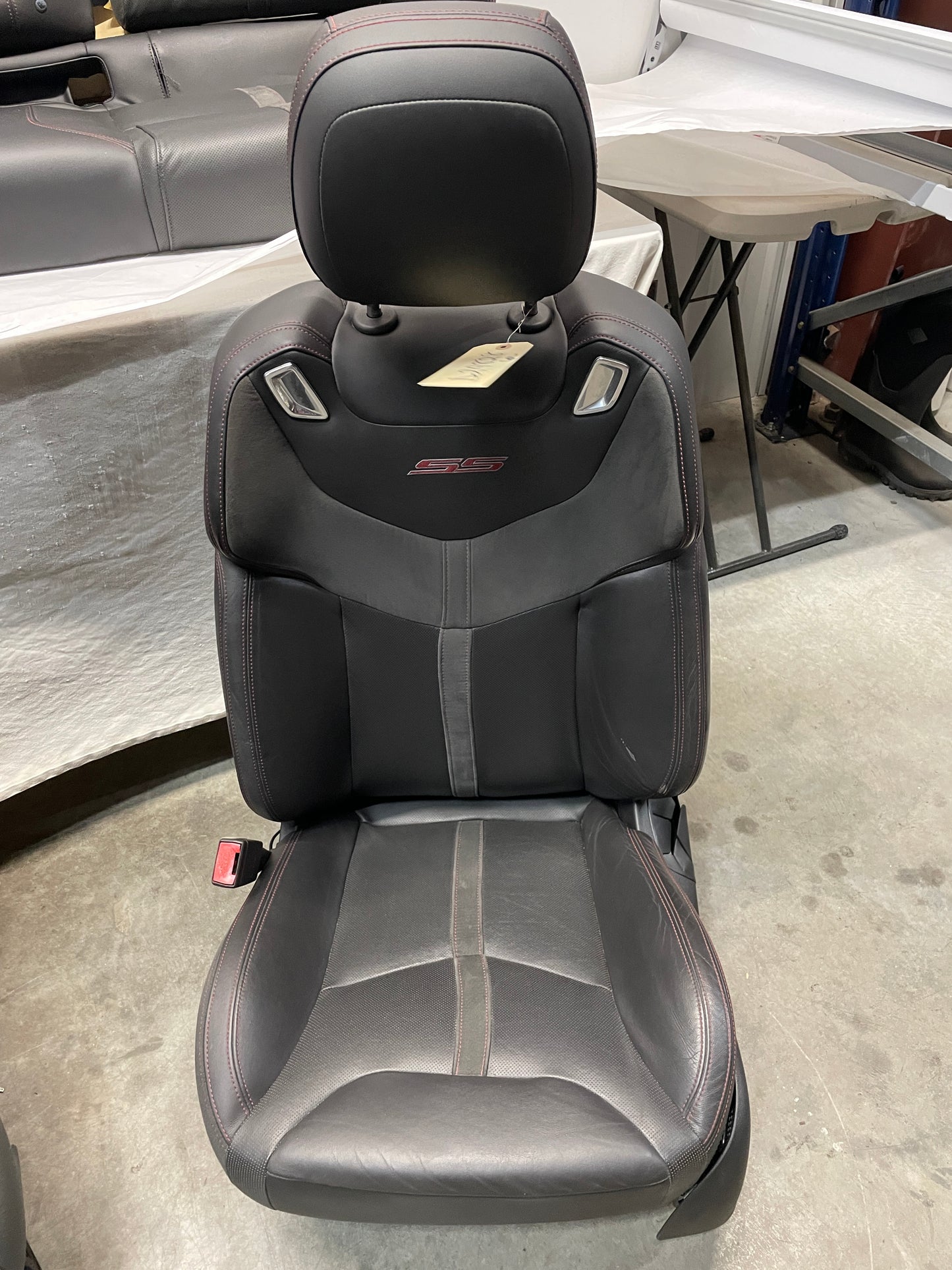 2016 Chevy SS Sedan Seats Fronts and Rears Black Leather Alcantara Suede OEM - Day's Parts Yard