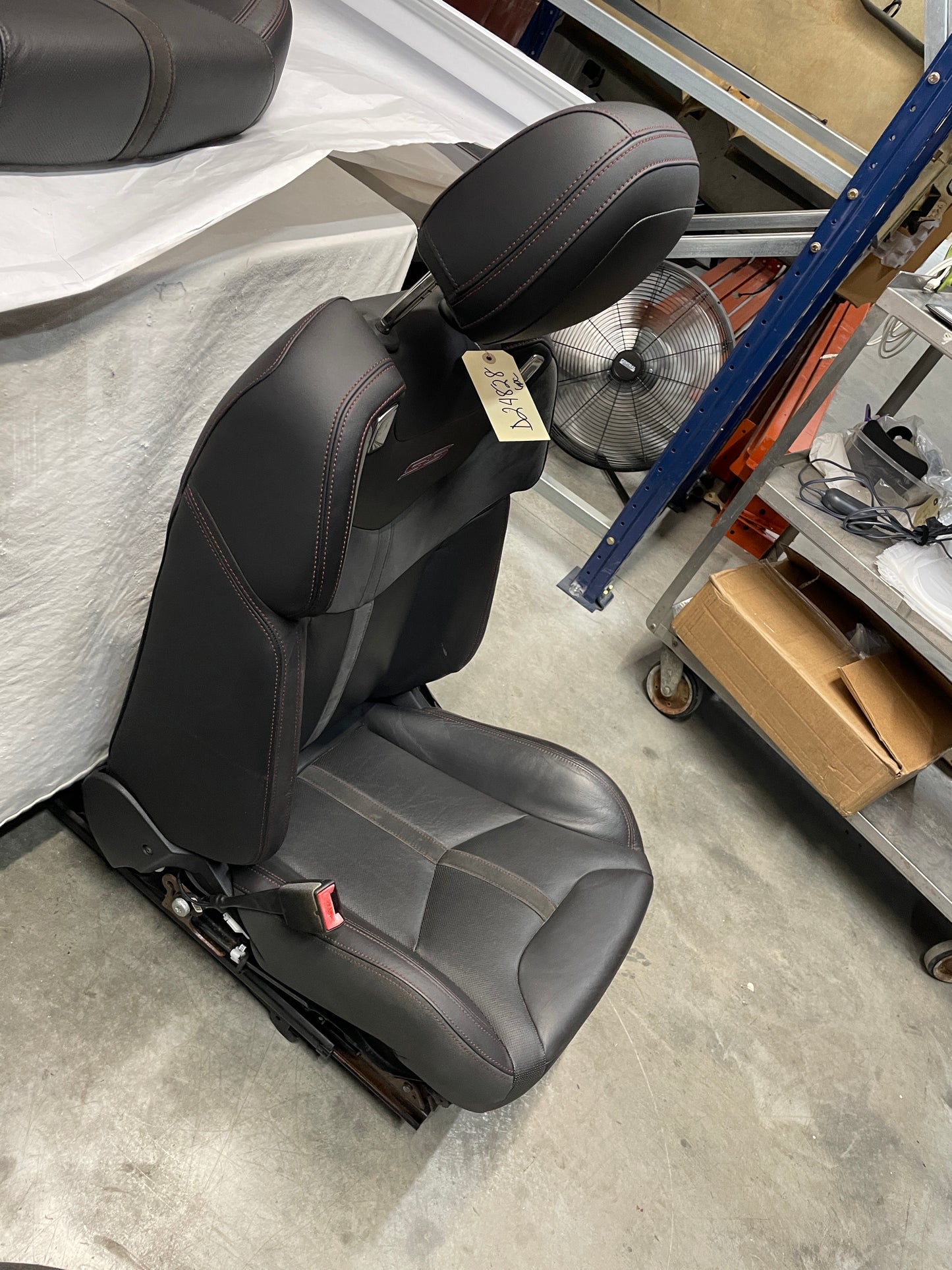 2016 Chevy SS Sedan Seats Fronts and Rears Black Leather Alcantara Suede OEM - Day's Parts Yard