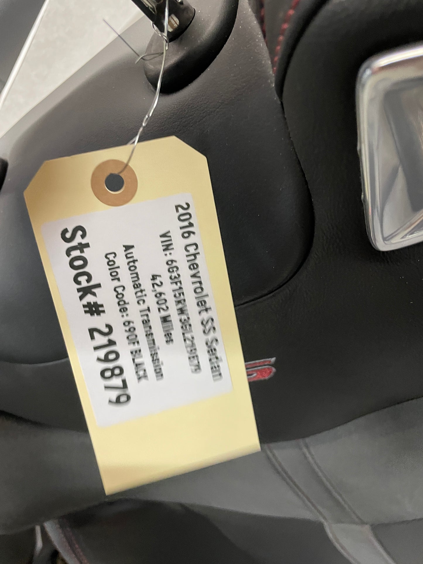 2016 Chevy SS Sedan Seats Fronts and Rears Black Leather Alcantara Suede OEM - Day's Parts Yard