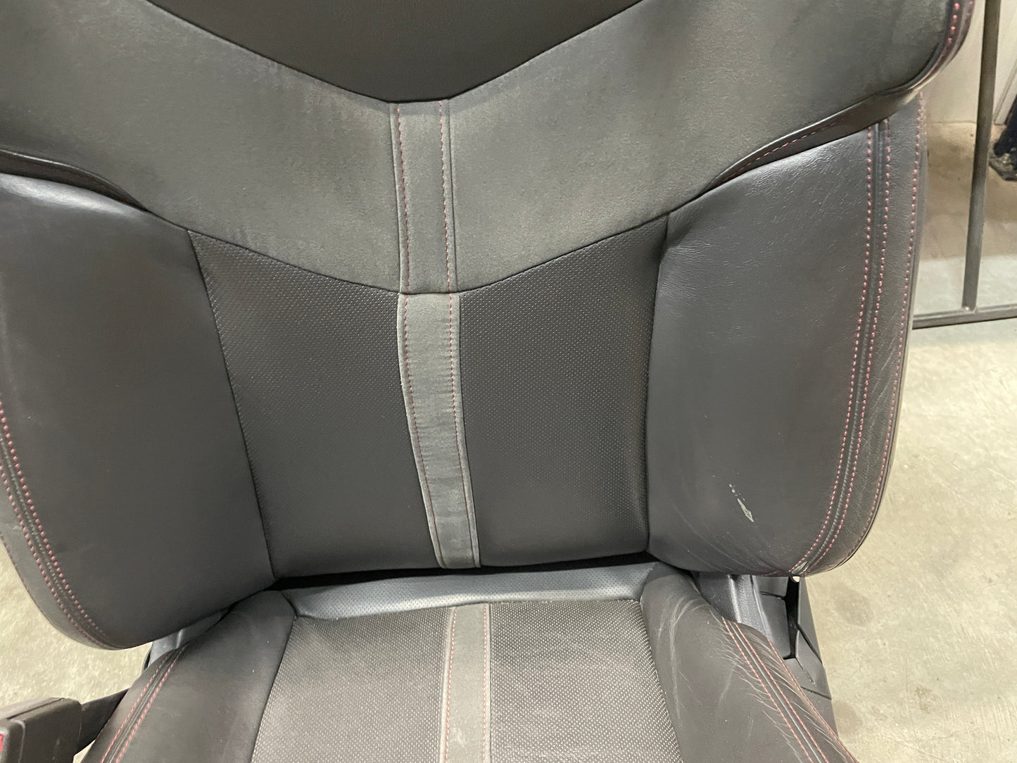 2016 Chevy SS Sedan Seats Fronts and Rears Black Leather Alcantara Suede OEM - Day's Parts Yard