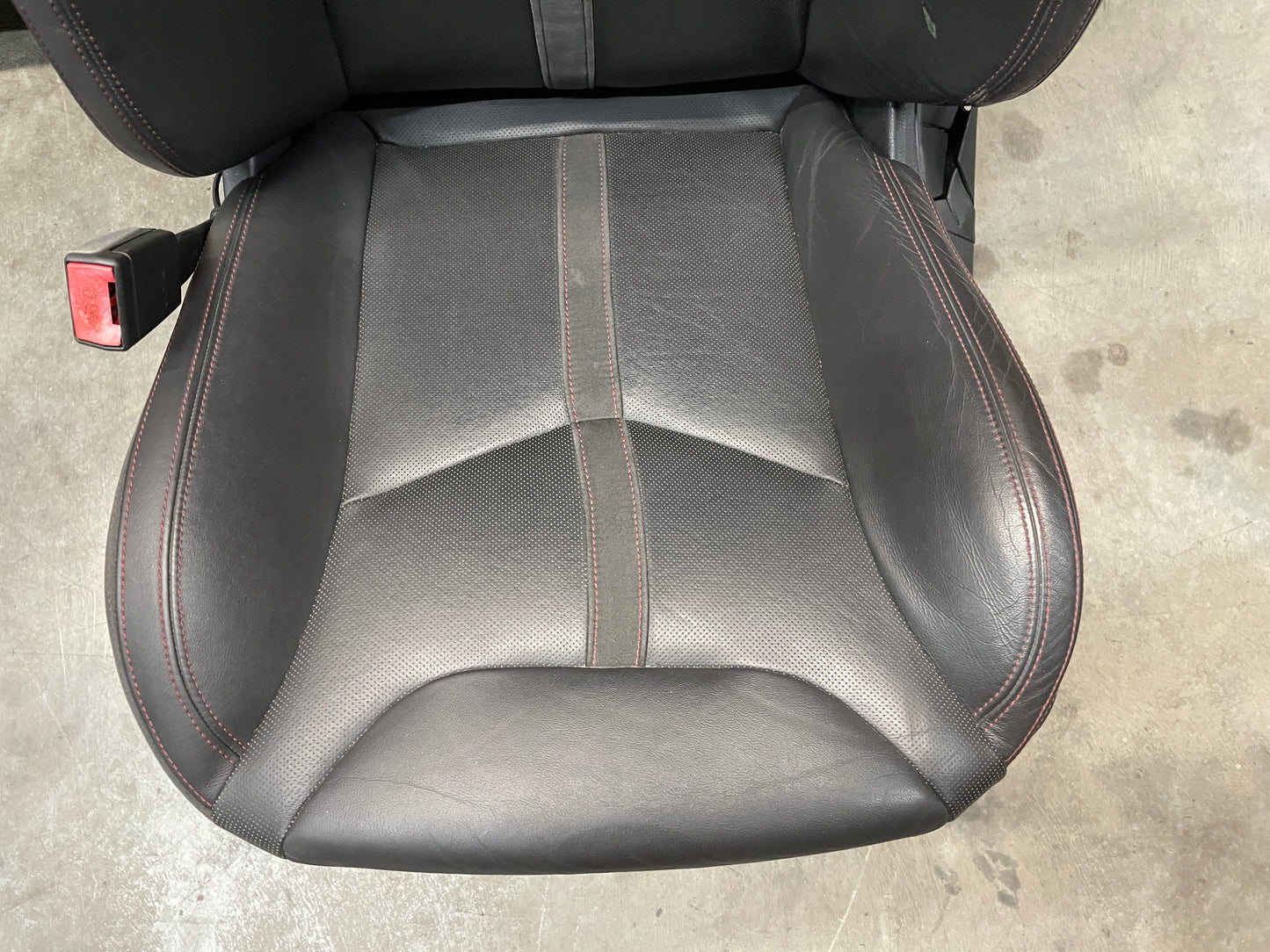 2016 Chevy SS Sedan Seats Fronts and Rears Black Leather Alcantara Suede OEM - Day's Parts Yard
