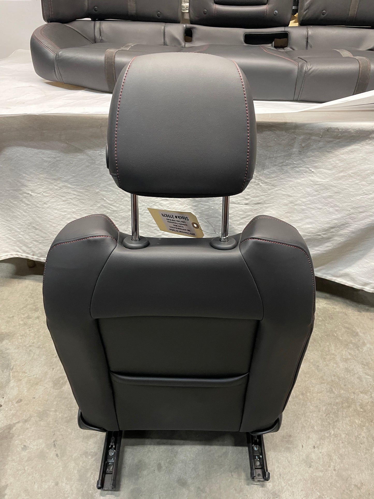 2016 Chevy SS Sedan Seats Fronts and Rears Black Leather Alcantara Suede OEM - Day's Parts Yard