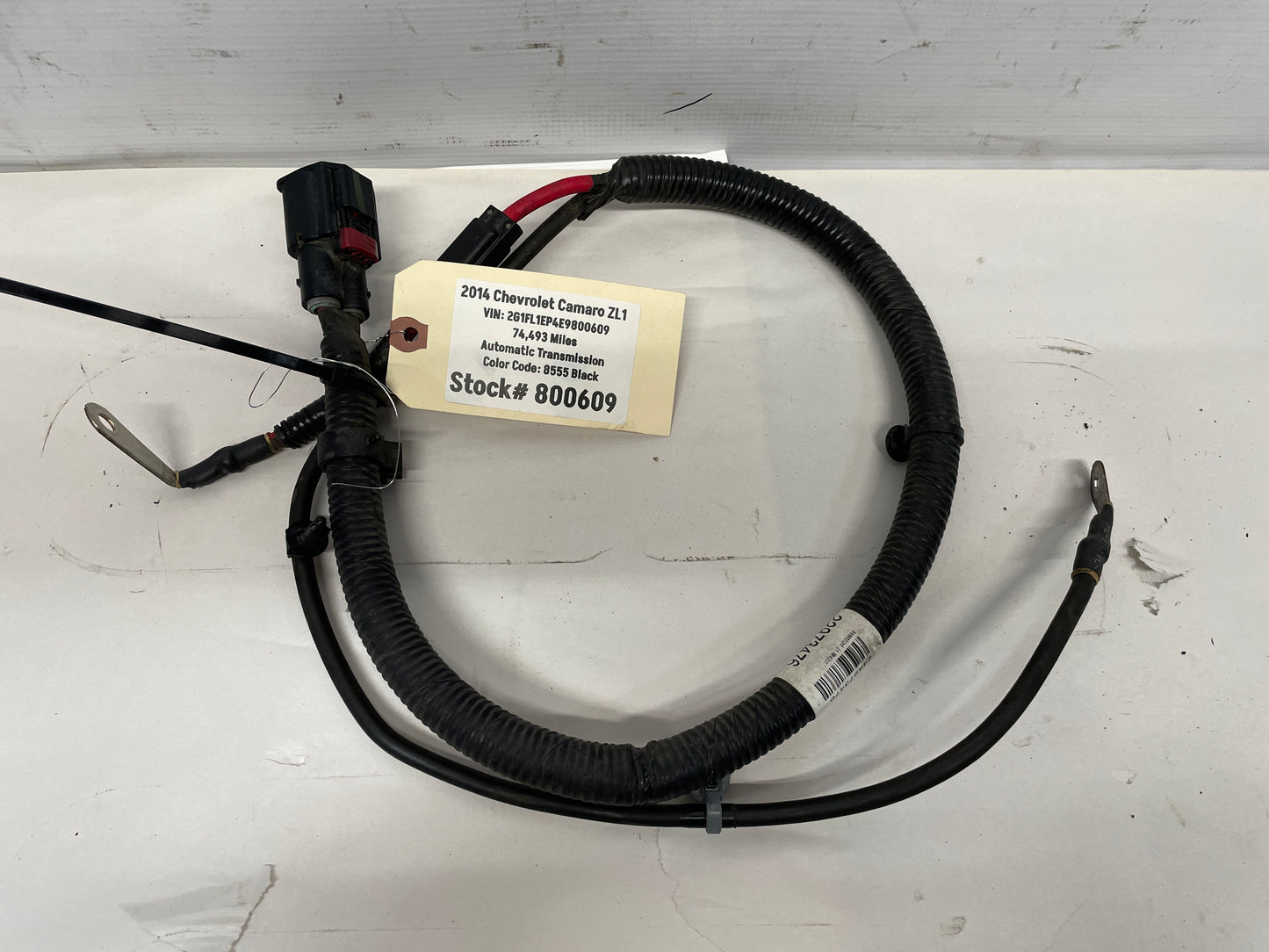 2014 Chevy Camaro ZL1 Positive Starter Wire Wiring Harness OEM - Day's Parts Yard