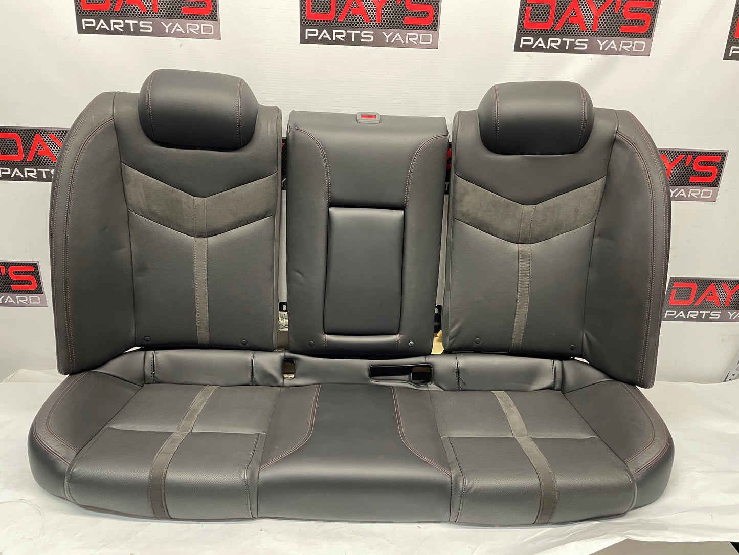 2016 Chevy SS Sedan Seats Fronts and Rears Black Leather Alcantara Suede OEM - Day's Parts Yard