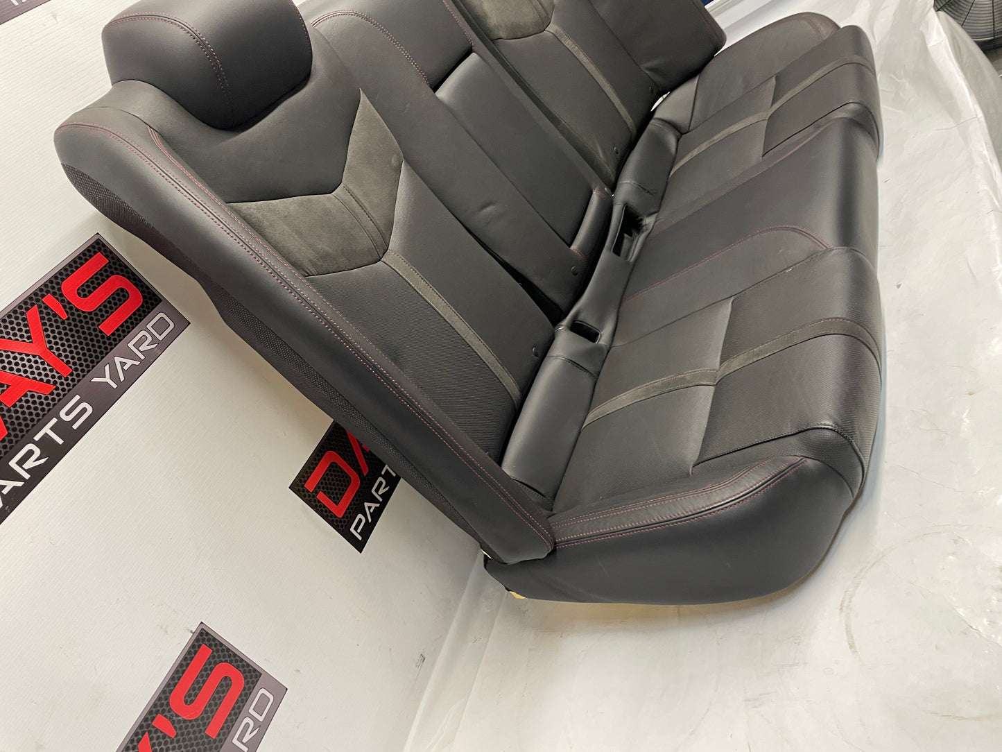 2016 Chevy SS Sedan Seats Fronts and Rears Black Leather Alcantara Suede OEM - Day's Parts Yard