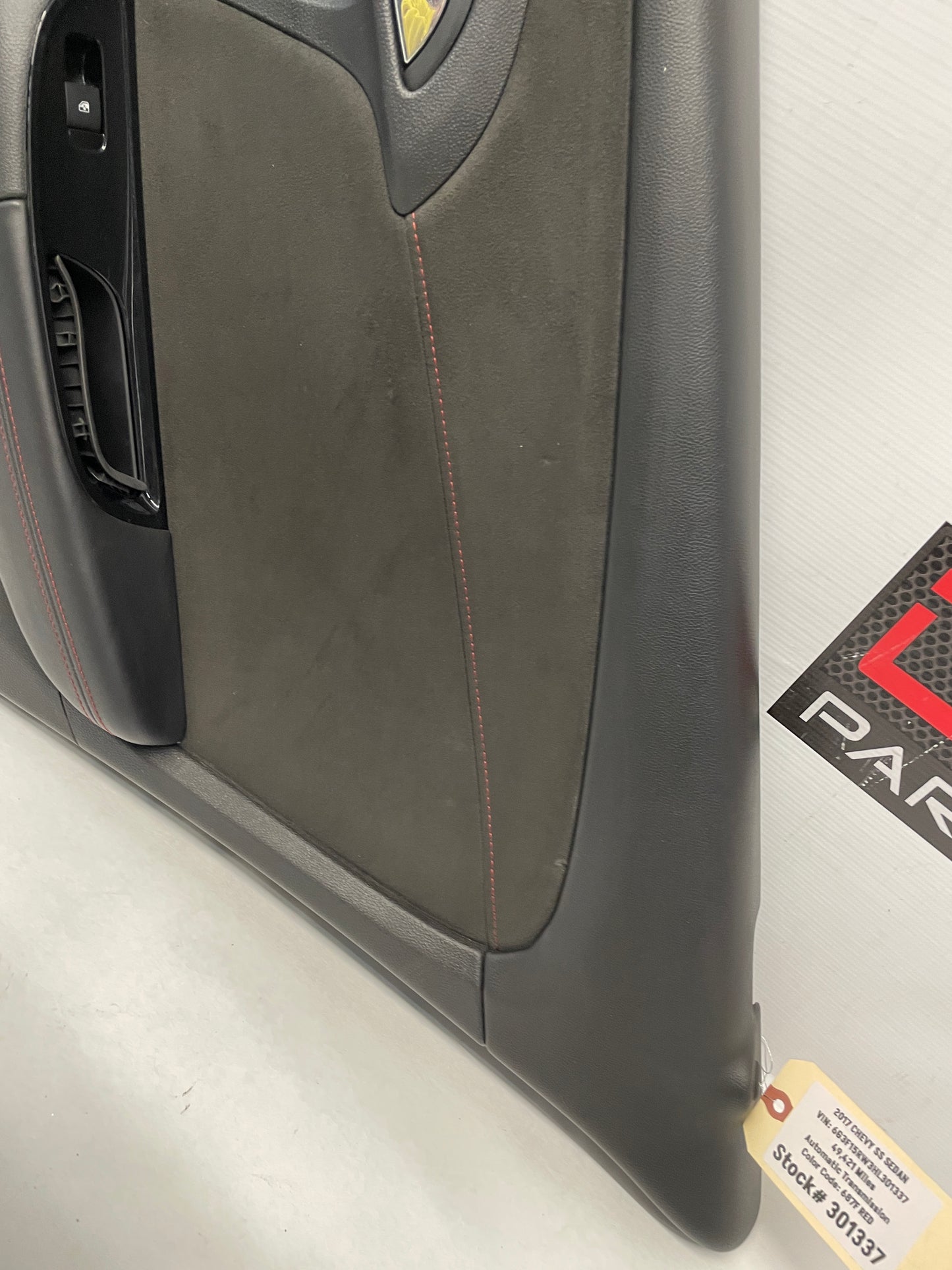 2017 Chevy SS Sedan RH Passenger Rear Interior Door Panel OEM - Day's Parts Yard