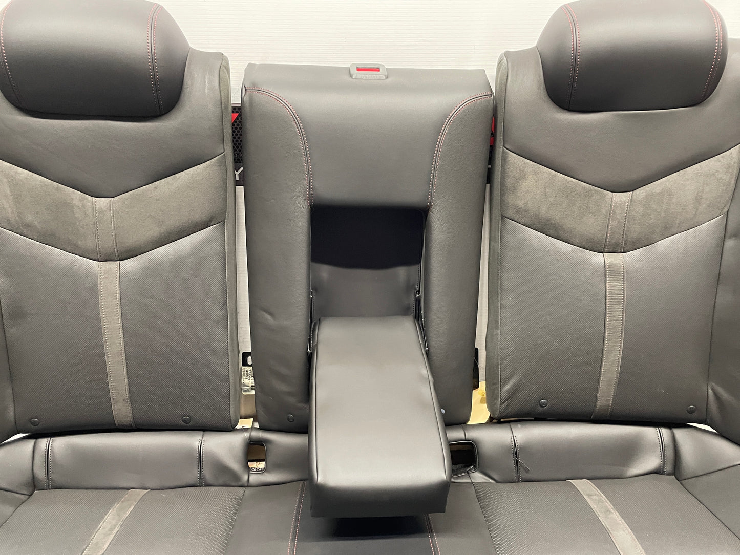 2016 Chevy SS Sedan Seats Fronts and Rears Black Leather Alcantara Suede OEM - Day's Parts Yard