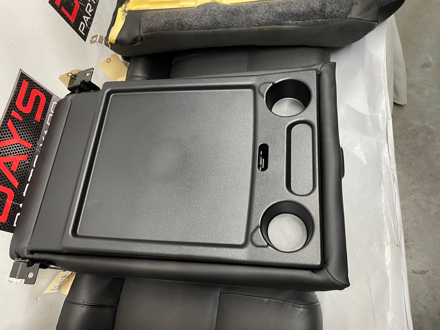 2016 Chevy SS Sedan Seats Fronts and Rears Black Leather Alcantara Suede OEM - Day's Parts Yard