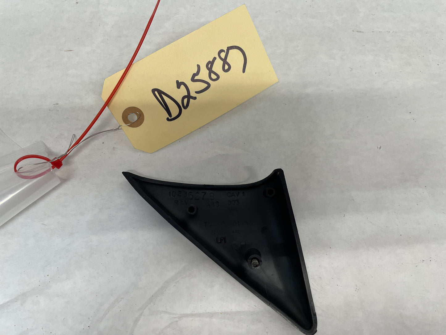 2002 Chevy Camaro Z28 RH Passenger Interior Mirror Bezel Trim Ebony OEM - Day's Parts Yard