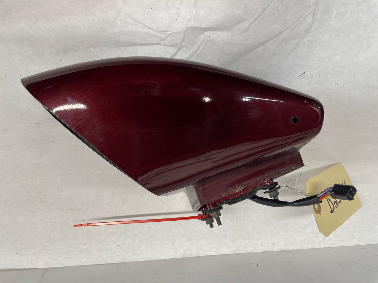 2002 Chevy Camaro Z28 RH Passenger Exterior Side Mirror Burgundy OEM - Day's Parts Yard