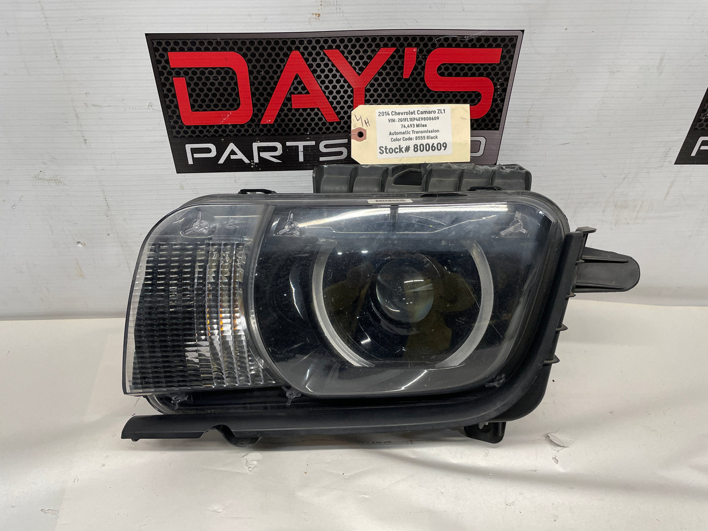2014 Chevy Camaro ZL1 LH Driver Head Light Headlight Lamp OEM - Day's Parts Yard