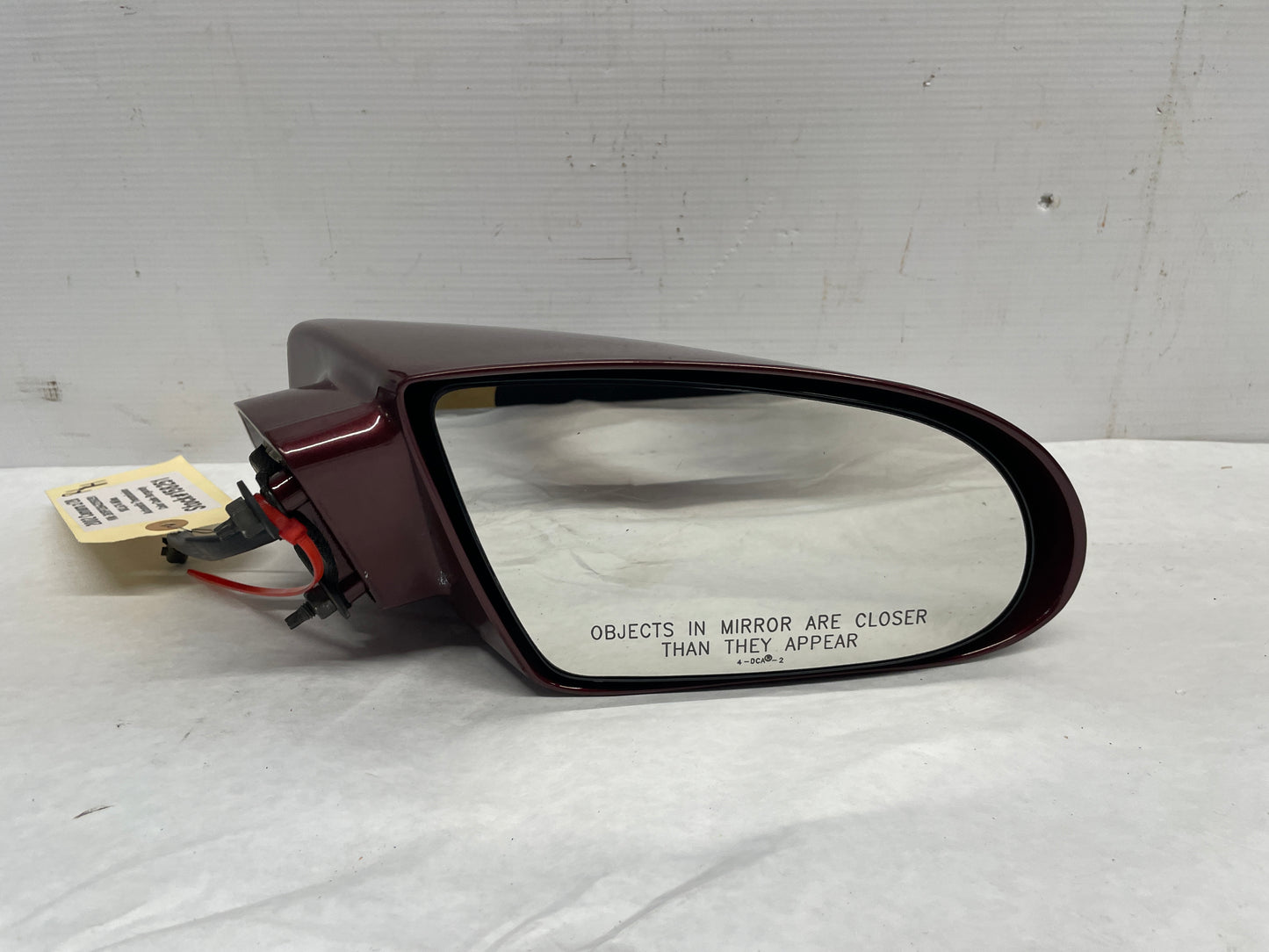 2002 Chevy Camaro Z28 RH Passenger Exterior Side Mirror Burgundy OEM - Day's Parts Yard
