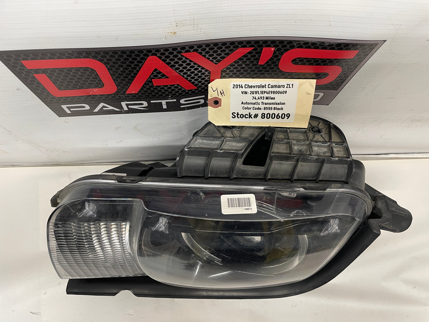 2014 Chevy Camaro ZL1 LH Driver Head Light Headlight Lamp OEM - Day's Parts Yard