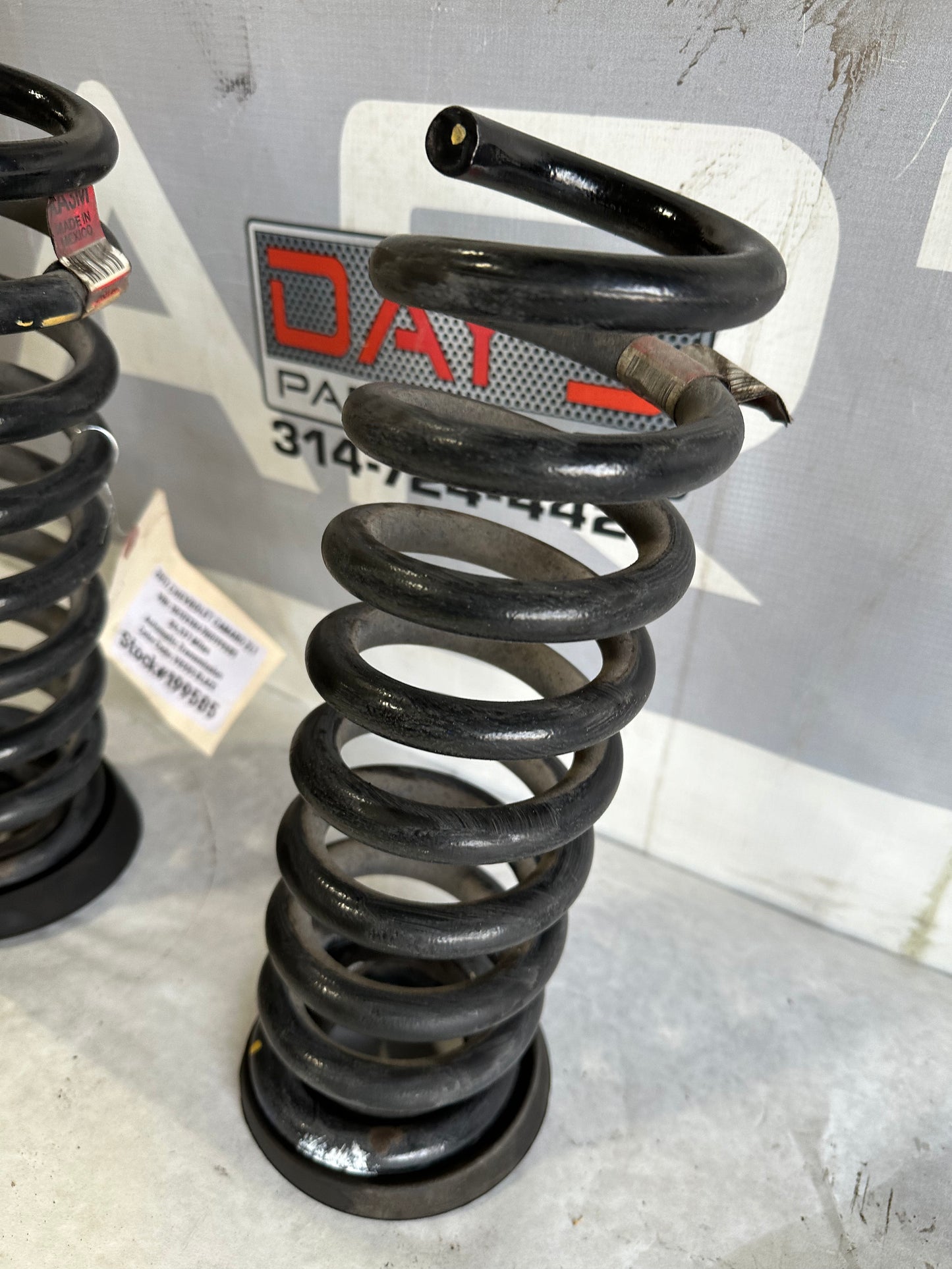 2017 Chevy Camaro ZL1 Rear Coil Springs Set OEM - Day's Parts Yard