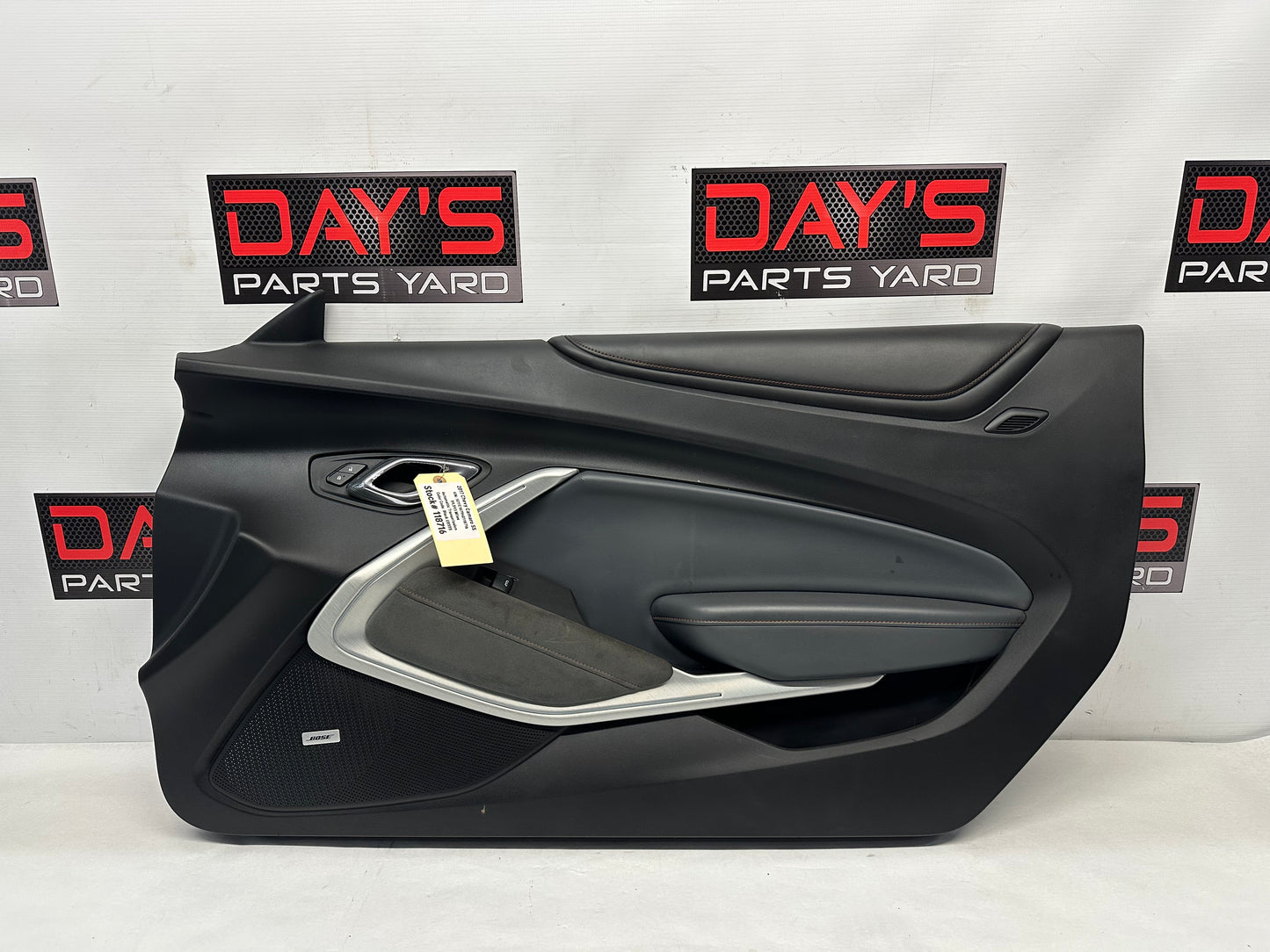 2017 Chevy Camaro SS LH Driver Front Door Panel OEM - Day's Parts Yard