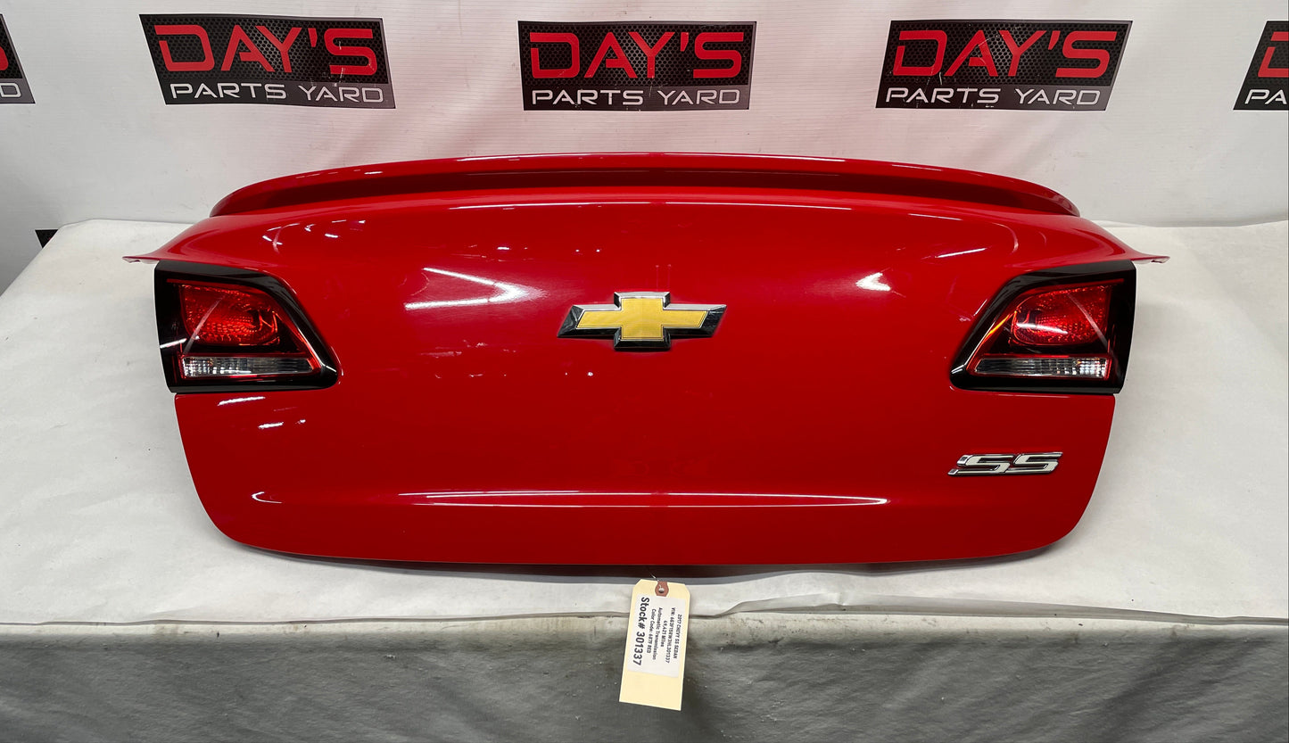 2017 Chevy SS Sedan Trunk Deck Lid w/ Spoiler OEM - Day's Parts Yard