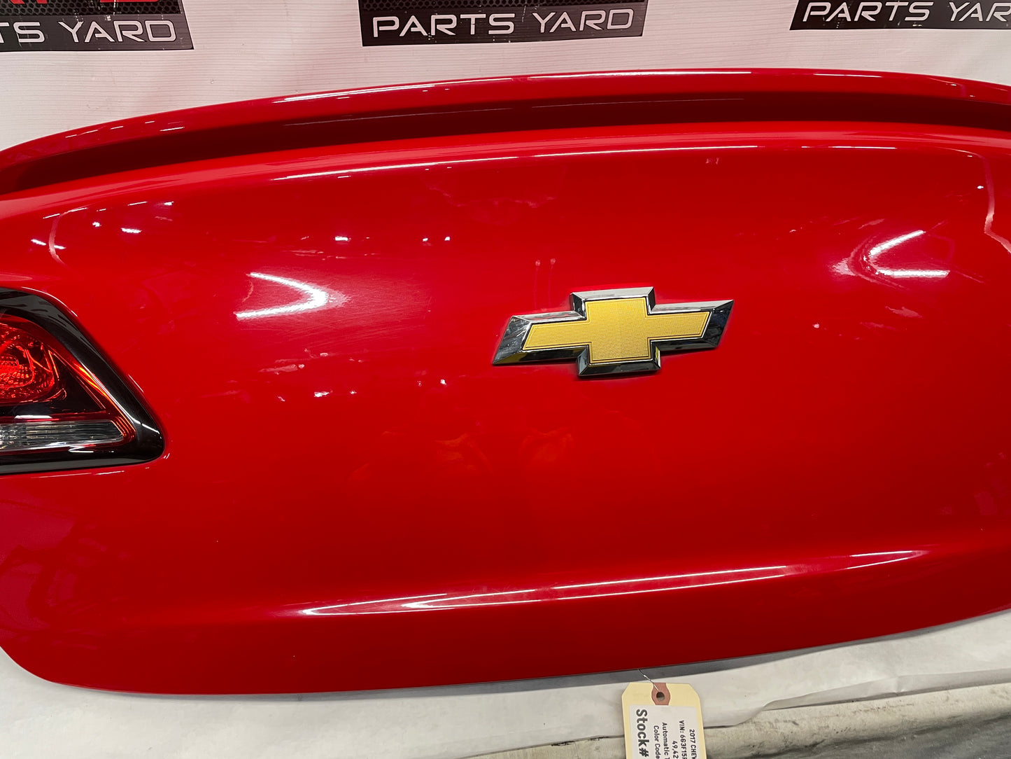 2017 Chevy SS Sedan Trunk Deck Lid w/ Spoiler OEM - Day's Parts Yard