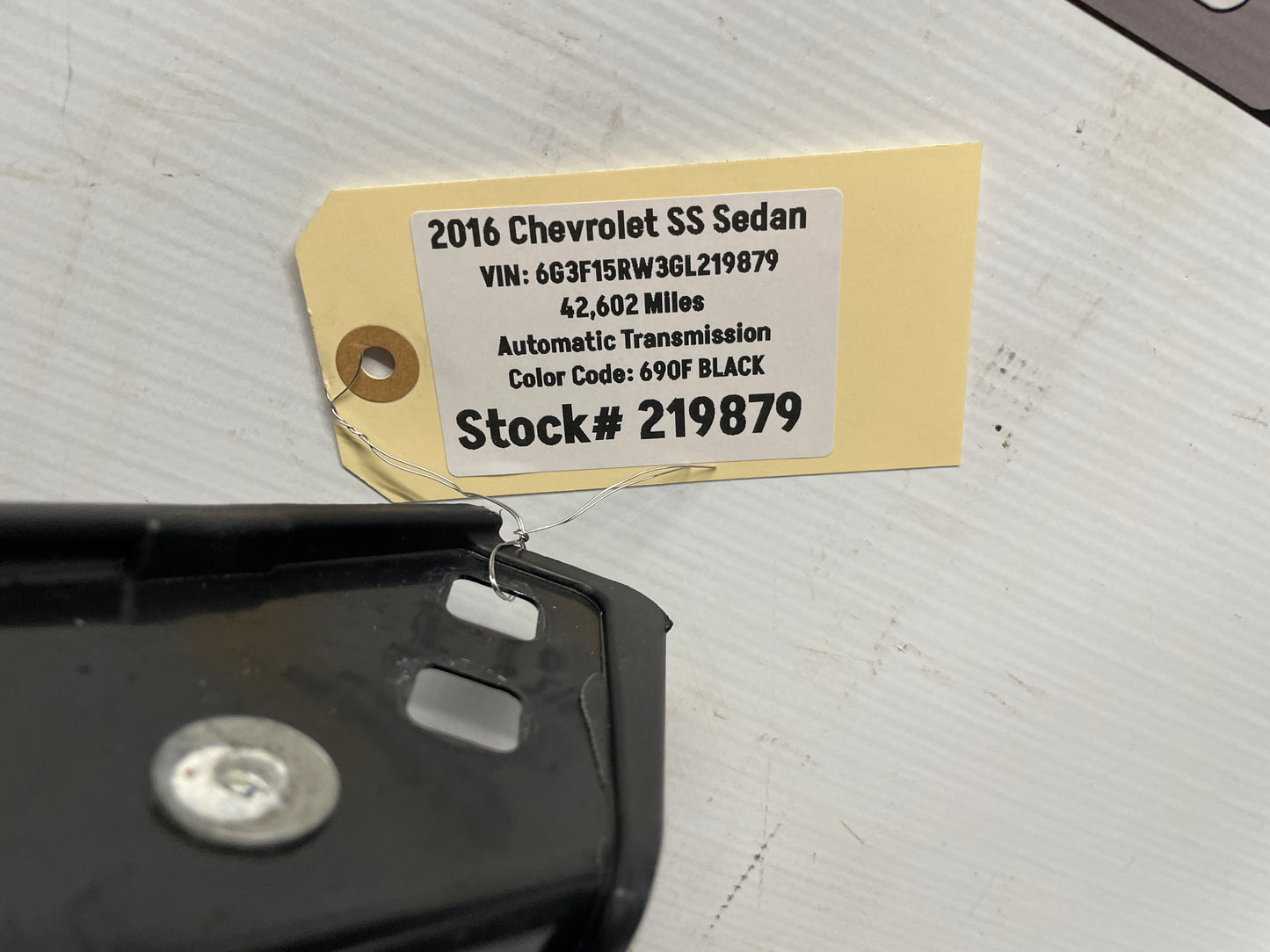 2016 Chevy SS Sedan Front Radiator Core Support Bracket Brace Assembly OEM - Day's Parts Yard