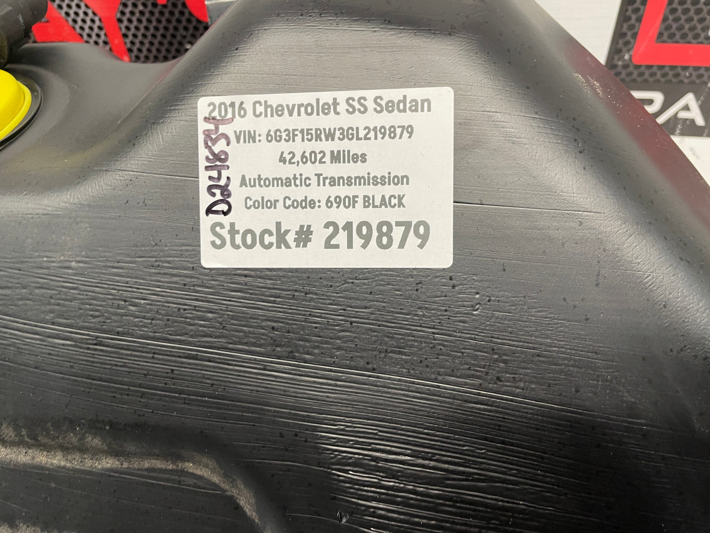 2016 Chevy SS Sedan Complete Fuel Gas Tank w/ Pumps OEM - Day's Parts Yard
