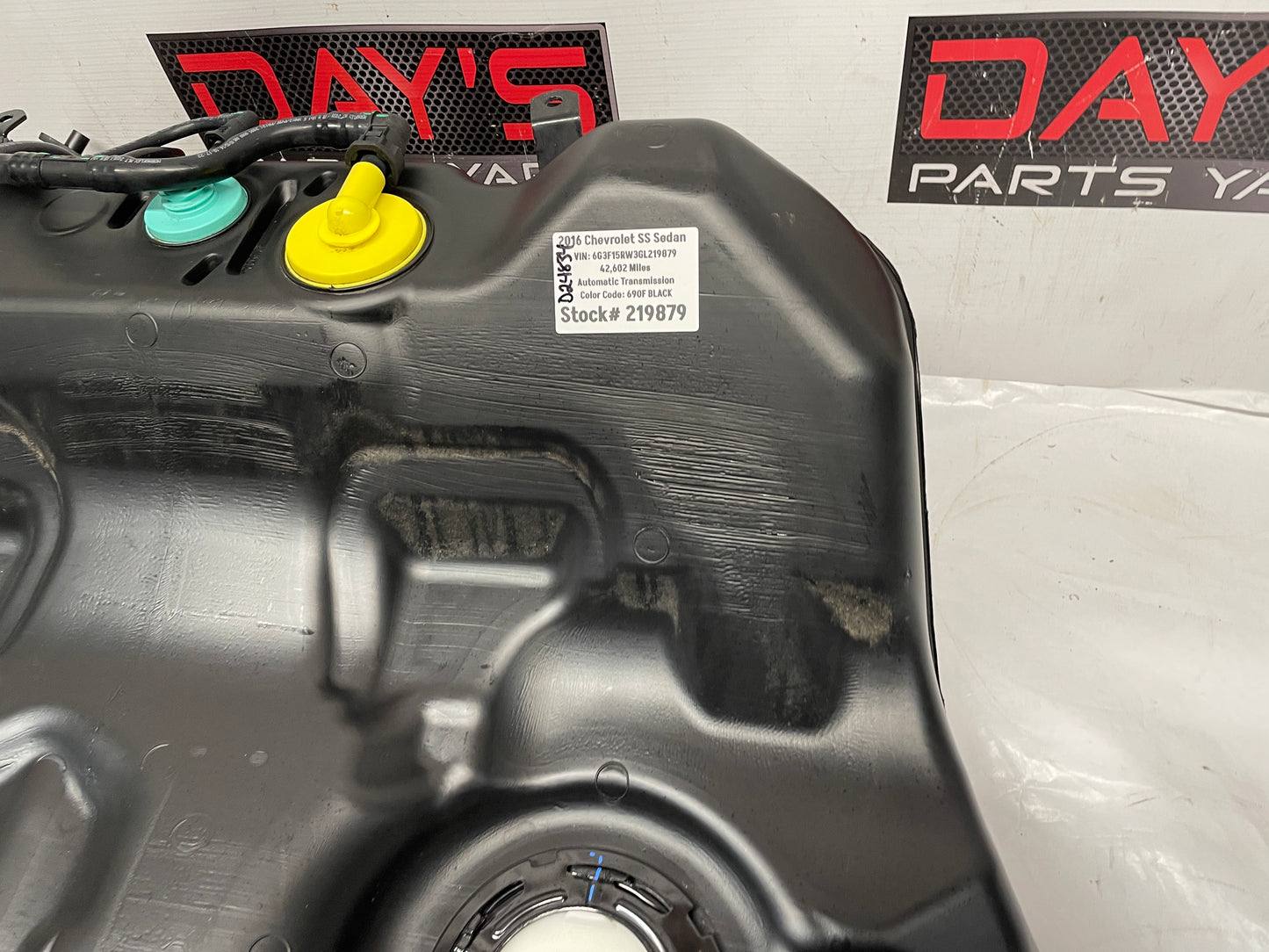 2016 Chevy SS Sedan Complete Fuel Gas Tank w/ Pumps OEM - Day's Parts Yard