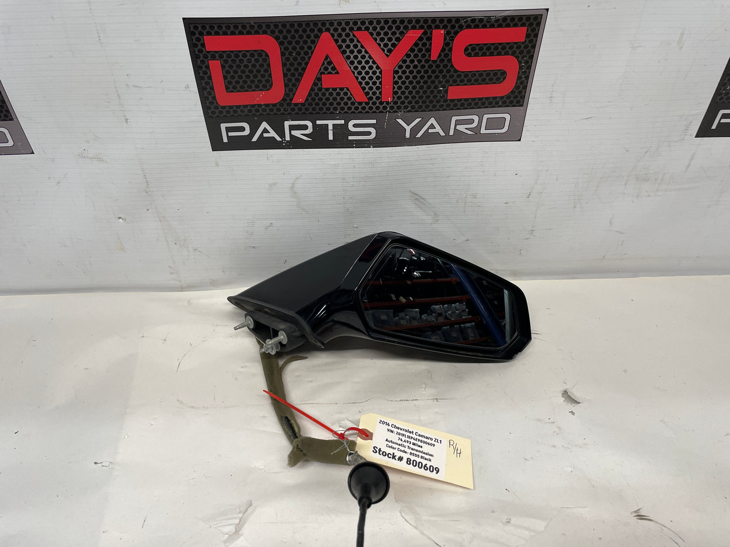 2014 Chevy Camaro ZL1 RH Passenger Exterior Heated Mirror OEM - Day's Parts Yard