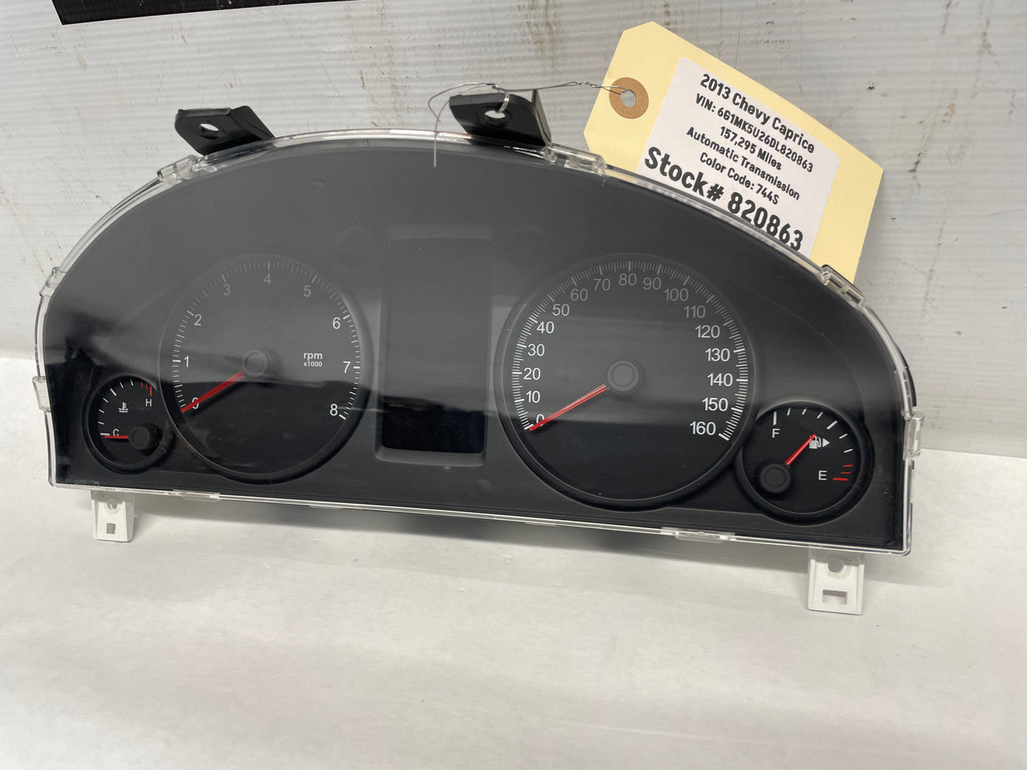 2013 Chevy Caprice Gauge Cluster Speedometer Instrument Panel OEM - Day's Parts Yard
